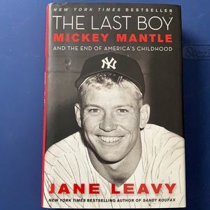 “The Last Boy” hardback book about Mickey Mantle